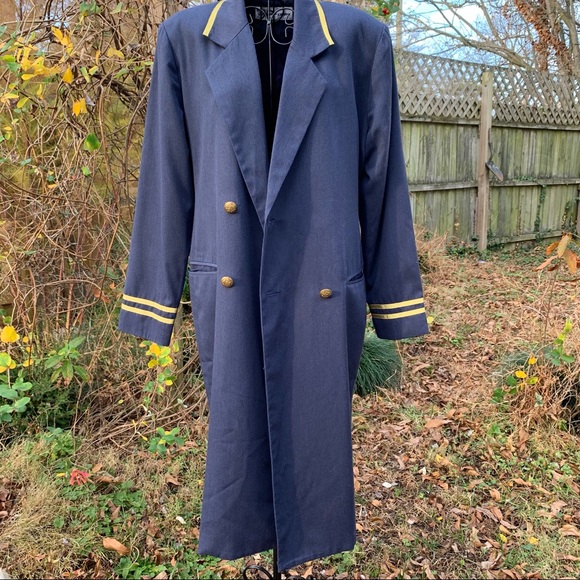 Vintage Stephanie Cueller Military Inspired Trench - Picture 4 of 15